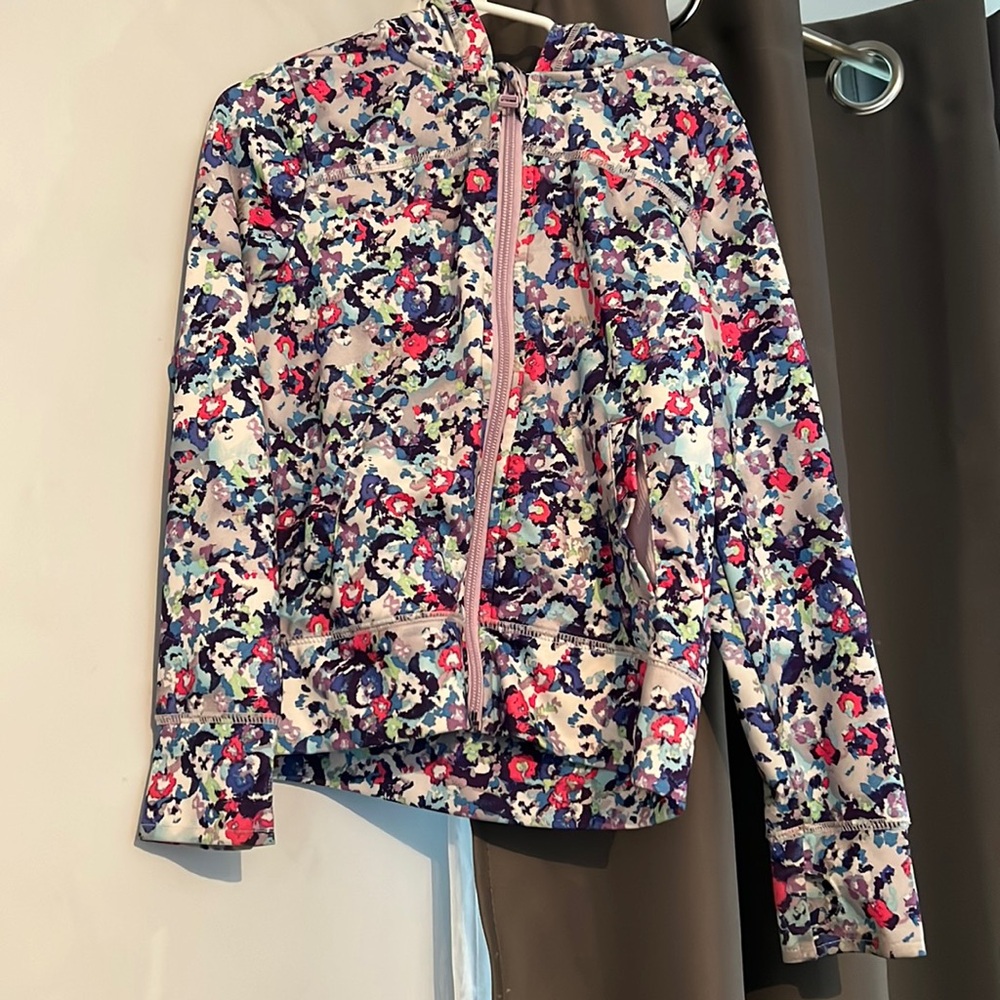 Girls Floral track running jacket Gymgo size 5/6